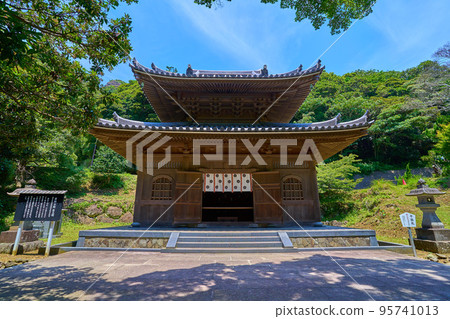 Yakushi Main Hall of Mt. Nokogiri Japanese Temple in Kyonan Town, Chiba Prefecture 95741013