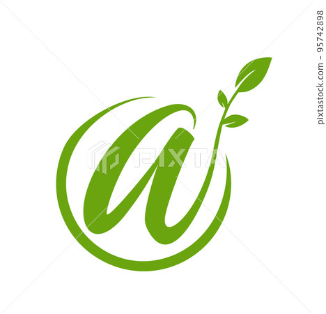 Letter A Natural Green leaf ecology element vector sign Letter A Natural Green leaf ecology element vector sign 95742898