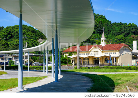 Misumi Station, the terminal station of the JR Kyushu Misumi Line next to Misumi Port 95743566