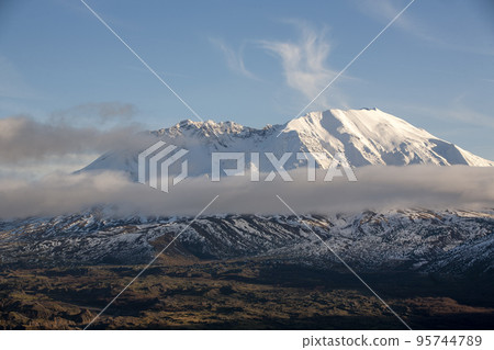 Winter mountain landscape Winter mountain landscape 95744789