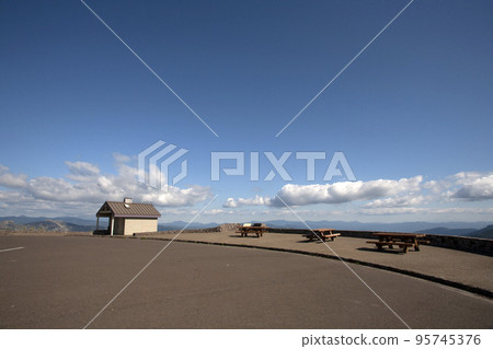 blue sky and rest area 95745376