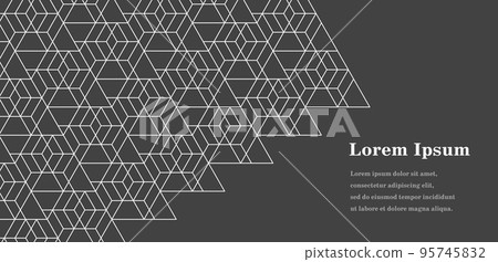 Geometry abstract white black triangle background Geometry abstract white black triangle background 95745832