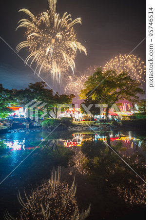 茨城縣水戶市小紋祭煙火 茨城縣水戶市小紋祭煙火 95746514