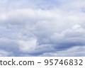 blue sky and white clouds 95746832