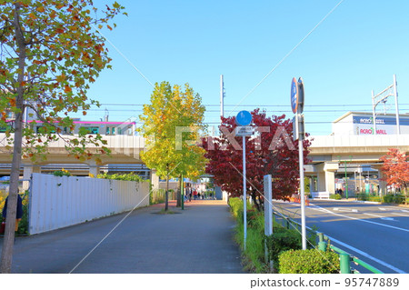 Shin-Kamagaya Station North-South Free Passage Completed October 2022 Hokuso Railway/Shin-Keisei Electric Railway/Tobu Railway Station Kamagaya City, Chiba Prefecture 95747889