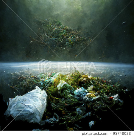 Earth series made of garbage 95748028
