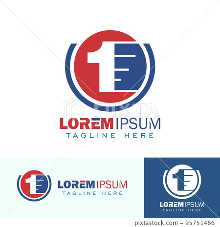 Number One Numerical Logo Sign 95751466