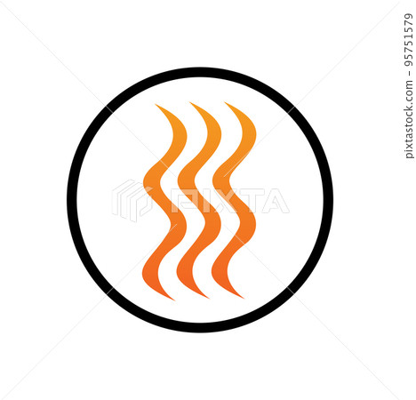 Heat Wave Symbol Logo Icon Heat Wave Symbol Logo Icon 95751579