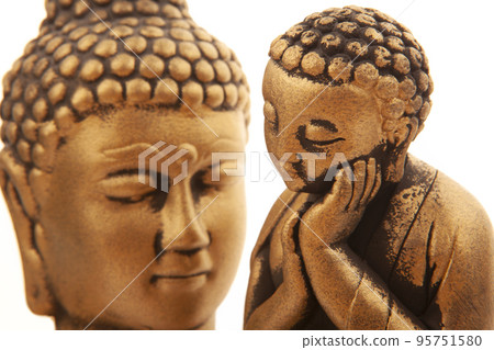 image of gold buddha statue white backgorund image of gold buddha statue white backgorund 95751580