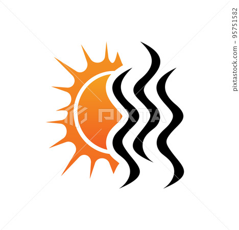 Heat Wave Symbol Logo Icon Heat Wave Symbol Logo Icon 95751582