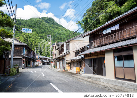 [National Route 193/438] Kamiwake Kawamata Townscape 95754818