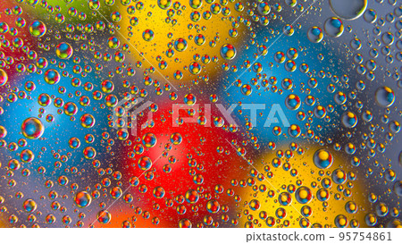 abstract background texture in the form of blurry color round spots 95754861