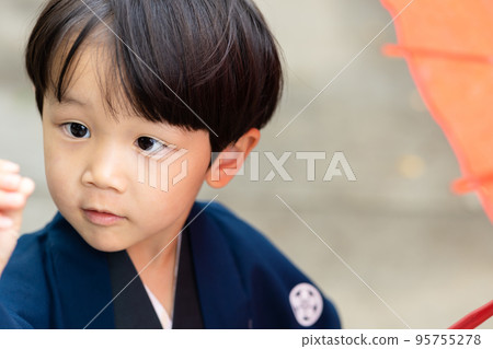 Seven-Five-Three Festival 3-year-old boy Seven-Five-Three Festival 3-year-old boy 95755278
