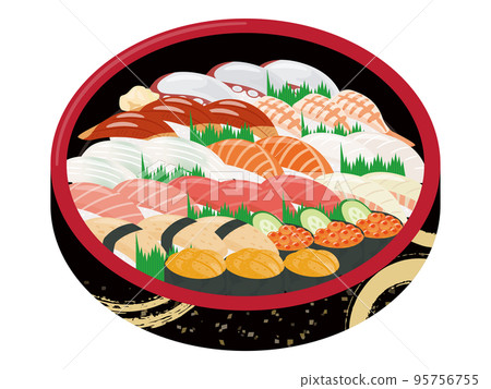 illustration of sushi oke 95756755