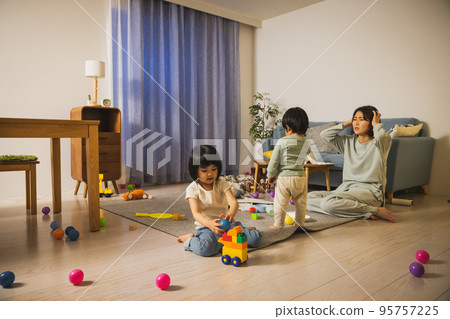 Childcare stress image 2nd child childcare 95757225