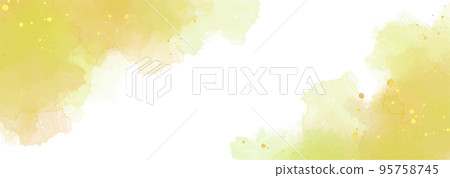 水彩紋理背景材料秋天圖像風景 95758745