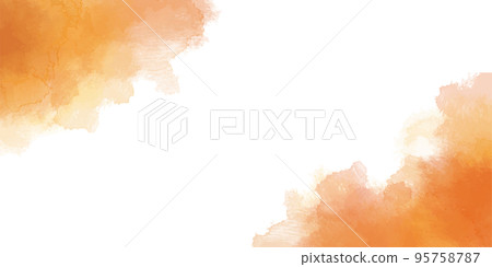 水彩紋理背景材料秋天圖像風景 95758787