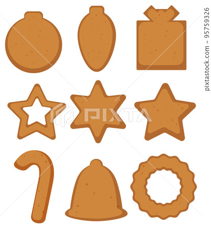 Christmas gingerbread cookies collection Christmas gingerbread cookies collection 95759326
