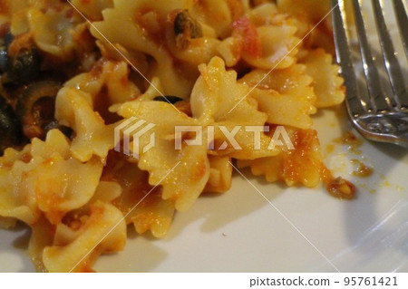 Italian ribbon pasta Italian ribbon pasta 95761421