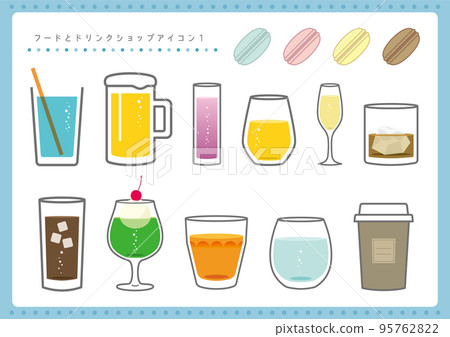 食物和飲料圖標集 1 食物和飲料圖標集 1 95762822