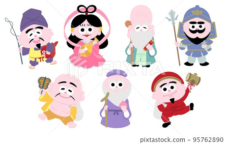 元旦七福神 95762890