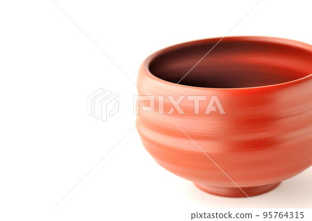 Matcha green tea bowl of daikon omelet 95764315