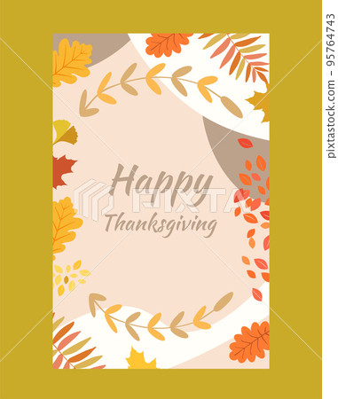 Thanksgiving greeting card template. Thanksgiving greeting card template. 95764743