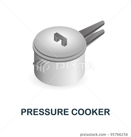 Pressure Cooker icon. 3d illustration from kitchen supplies collection. Creative Pressure Cooker 3d icon for web design, templates, infographics and more Pressure Cooker icon. 3d illustration from kitchen supplies collection. Creative Pressure Cooker 3d icon for web design, templates, infographics and more 95766256