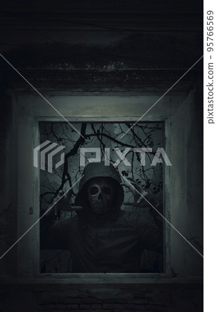 Halloween mystery concept 95766569