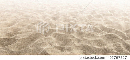 Sand on the beach as background. Selective focus Sand on the beach as background. Selective focus 95767827