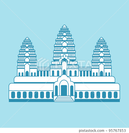 Cambodia / Angkor Wat | World Famous Buildings (Ruins, Buildings, World Heritage, Landmark) 95767853