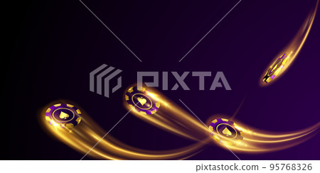 luxury casino vector illustration design 3d gold casino chips with light lines luxury casino vector illustration design 3d gold casino chips with light lines 95768326