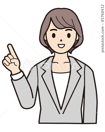 Illustration material female business 95768432