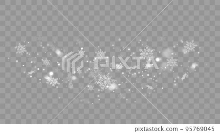 Snowstorm. Cold snow wind isolated. Snowstorm. Cold snow wind isolated. 95769045