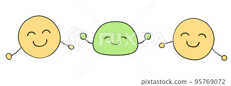 Illustration of intestinal bacteria (good bacteria and opportunistic bacteria) Illustration of intestinal bacteria (good bacteria and opportunistic bacteria) 95769072