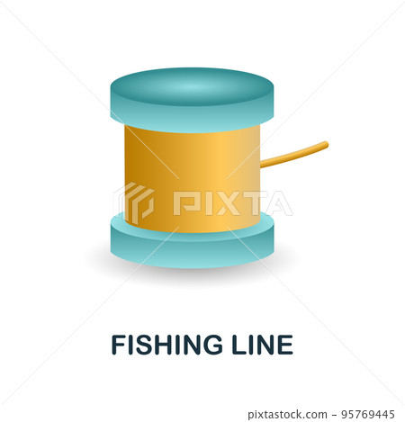 Fishing Line icon. 3d illustration from fishing collection. Creative Fishing Line 3d icon for web design, templates, infographics and more Fishing Line icon. 3d illustration from fishing collection. Creative Fishing Line 3d icon for web design, templates, infographics and more 95769445