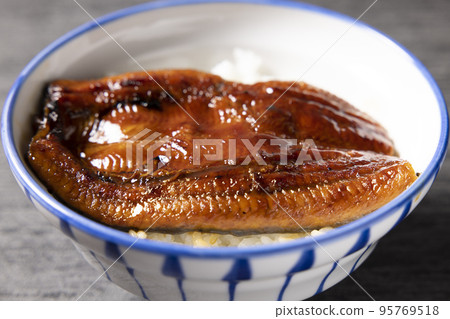 Delicious eel bowl 95769518