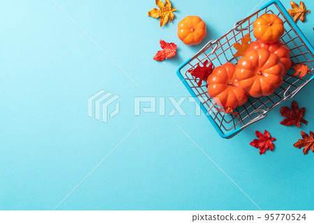 autumn shopping cart sale background Autumn shopping ショッピング autumn shopping cart sale background Autumn shopping ショッピング 95770524