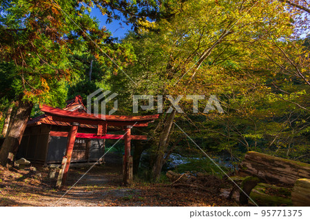 Ichikawamisato Town Scenery of Inari Shrine 95771375