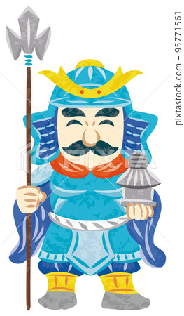 Shichifukujin Bishamonten illustration Shichifukujin Bishamonten illustration 95771561