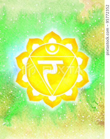 Manipura Solar Plexus Chakra yellow color logo symbol icon reiki mind spiritual health healing holistic energy lotus mandala watercolor painting art illustration design universe background Manipura Solar Plexus Chakra yellow color logo symbol icon reiki mind spiritual health healing holistic energy lotus mandala watercolor painting art illustration design universe background 95772352