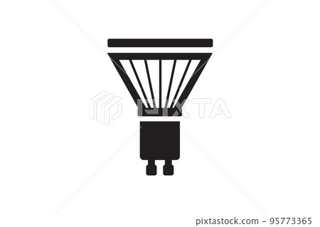Led lamp icon energy economy technology. Electric bulb power modern innovation. Smart home vector sign. Led lamp icon energy economy technology. Electric bulb power modern innovation. Smart home vector sign. 95773365