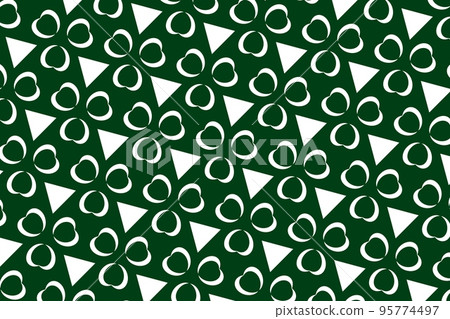 Geometric pattern in the colors of the national flag of Pakistan. The colors of Pakistan 95774497