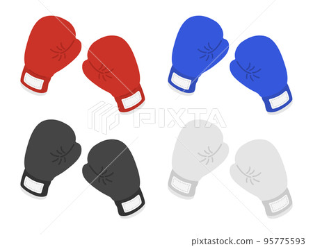 拳擊手套的顏色變化圖 拳擊手套的顏色變化圖 95775593