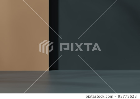 Empty stage for product presentation, 3d render 95775628