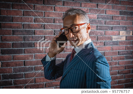 Mobile phone and male Mobile phone and male 95776757