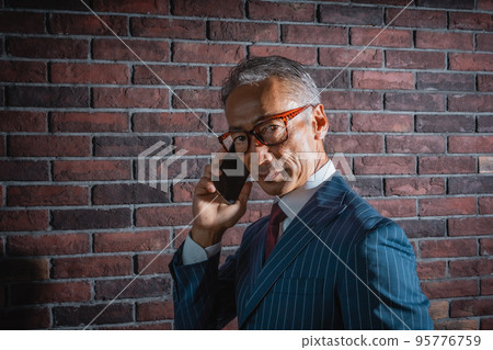 Mobile phone and male 95776759