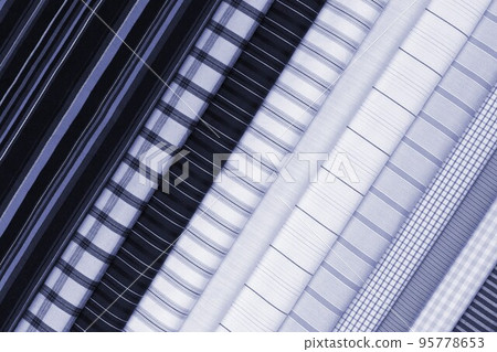 Texture cotton colored fabric. Background abstraction factory textile material close up. 95778653