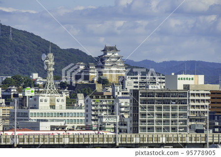 Himeji Himeji Castle and Hello Kitty Shinkansen Himeji City, Hyogo Prefecture 95778905