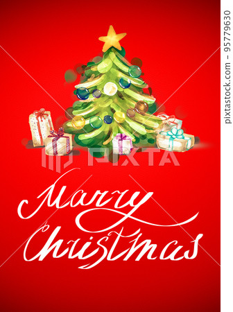 Christmas Tree and Gifts 95779630